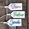 Personalized Easter Basket Tag, Beaded Wood Name Tag product 3
